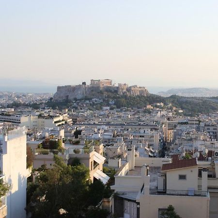 Ferienwohnung Acropolis View Penthouse Athen Exterior foto