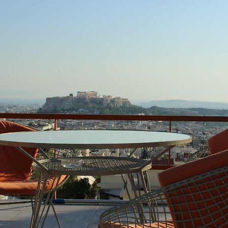 Ferienwohnung Acropolis View Penthouse Athen Exterior foto