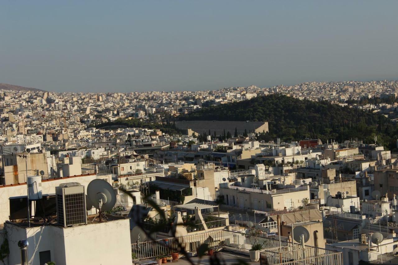 Ferienwohnung Acropolis View Penthouse Athen Exterior foto